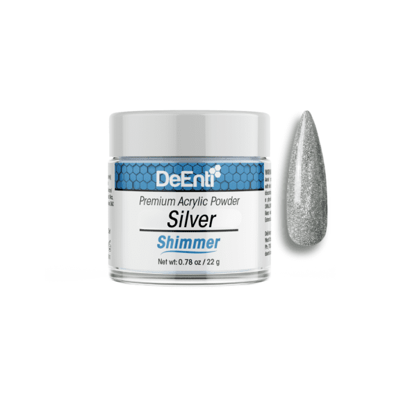 Silver Acrylic Powder - 0.78 oz