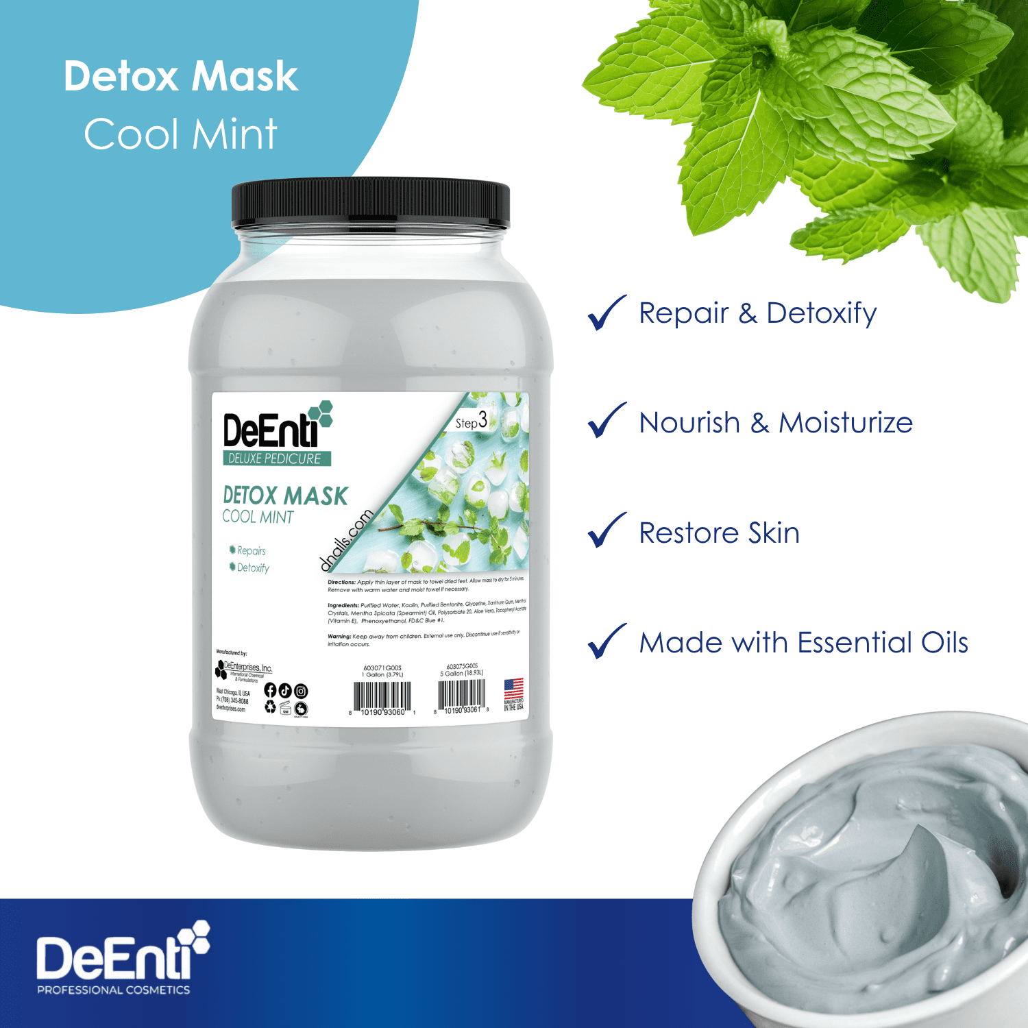 Cool Mint Detox Mask - 1 Gallon - Image 2