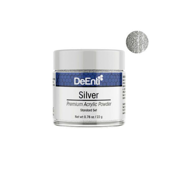 Silver Acrylic Powder - 0.78 oz