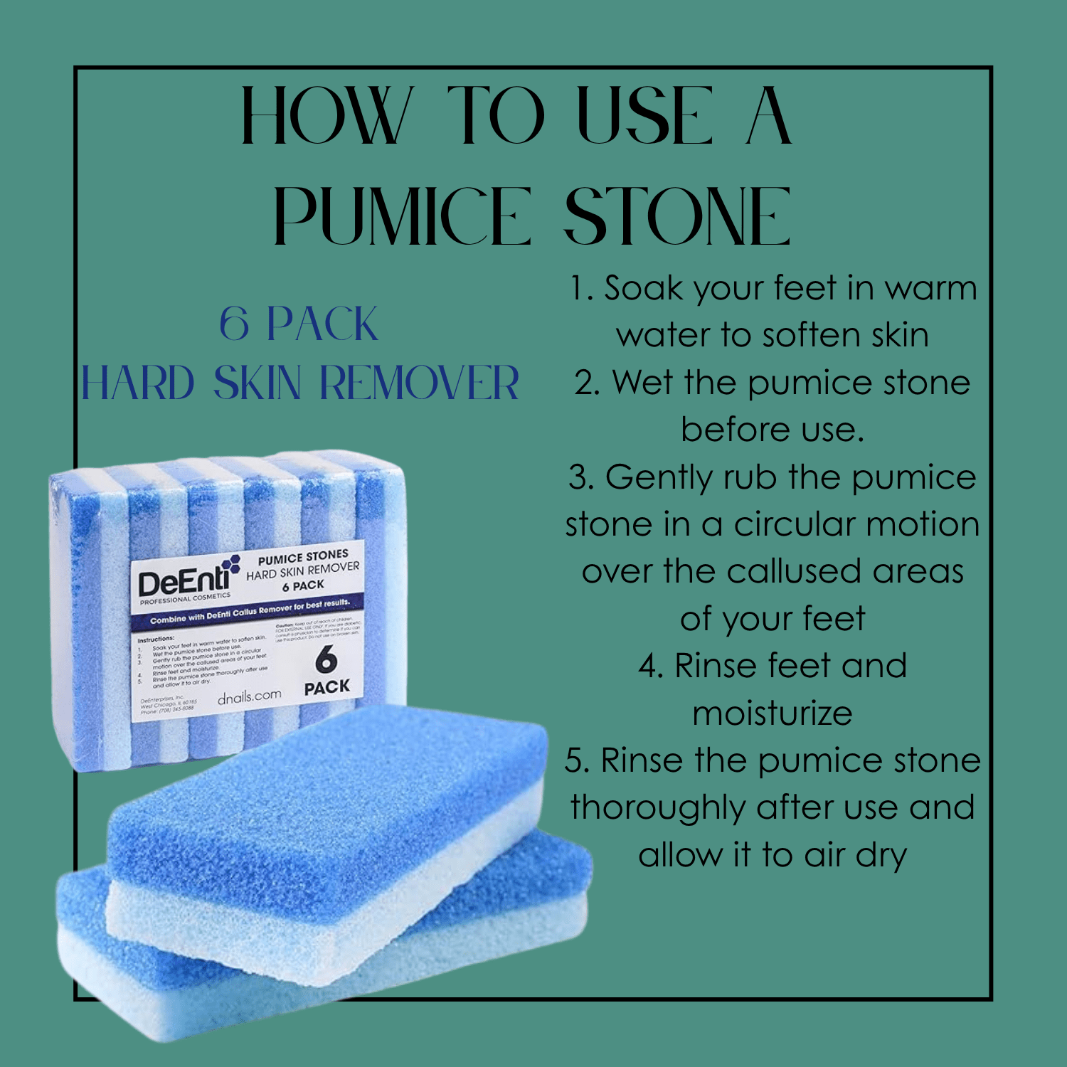 Cool Mint Callus Remover Gel - Pumice Kit - Image 7