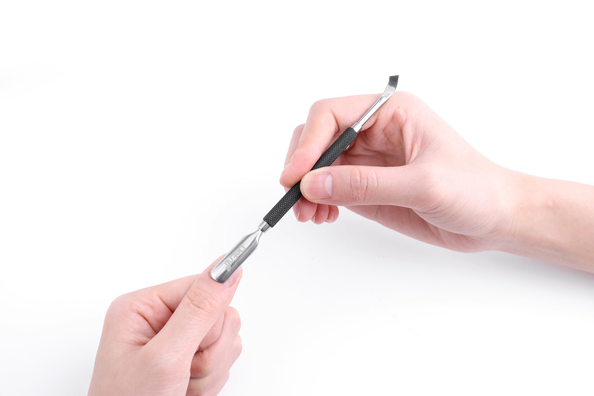 Premium Cuticle Pusher - Stainless Steel w/ Black Coating - Image 3