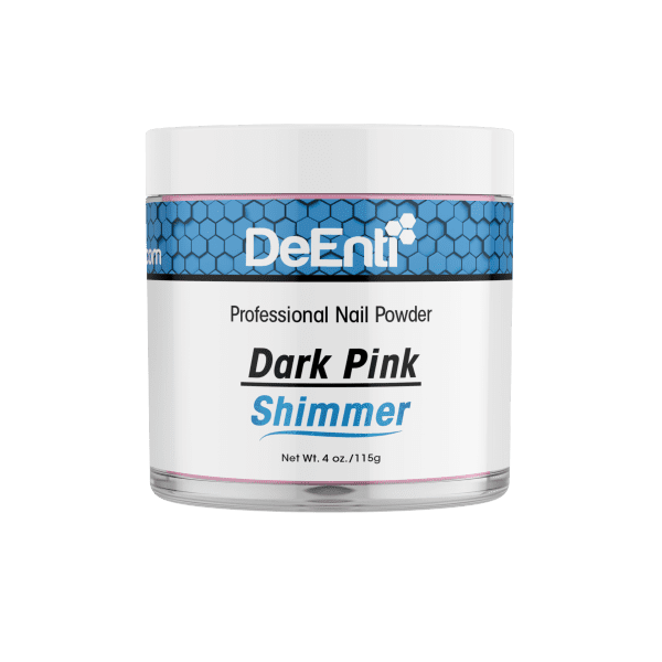 Dark Pink Shimmer Acrylic Powder - 4 oz