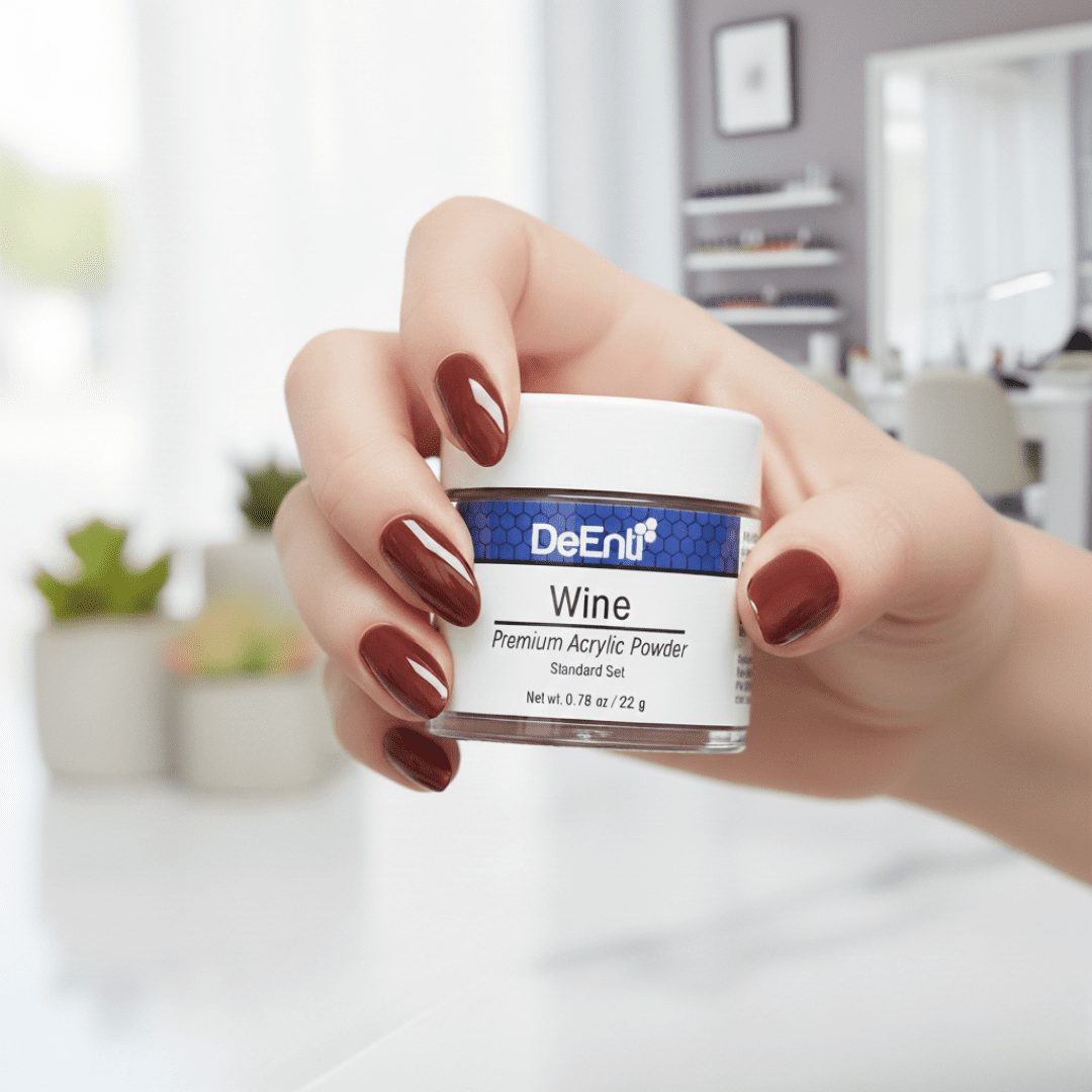 Wine Acrylic Powder - 0.78 oz - Image 2