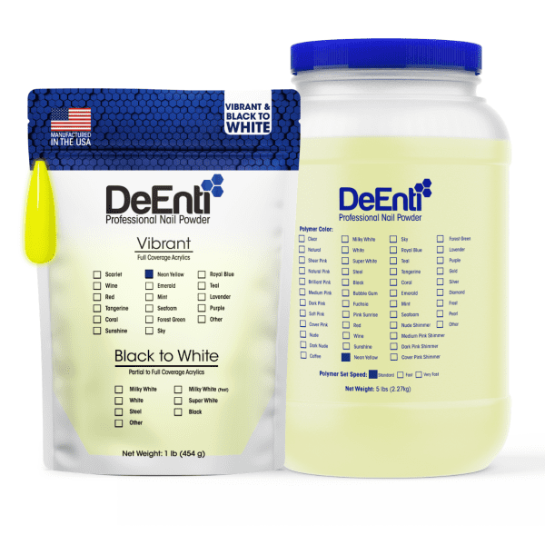 Neon Yellow Acrylic Powder - LBS