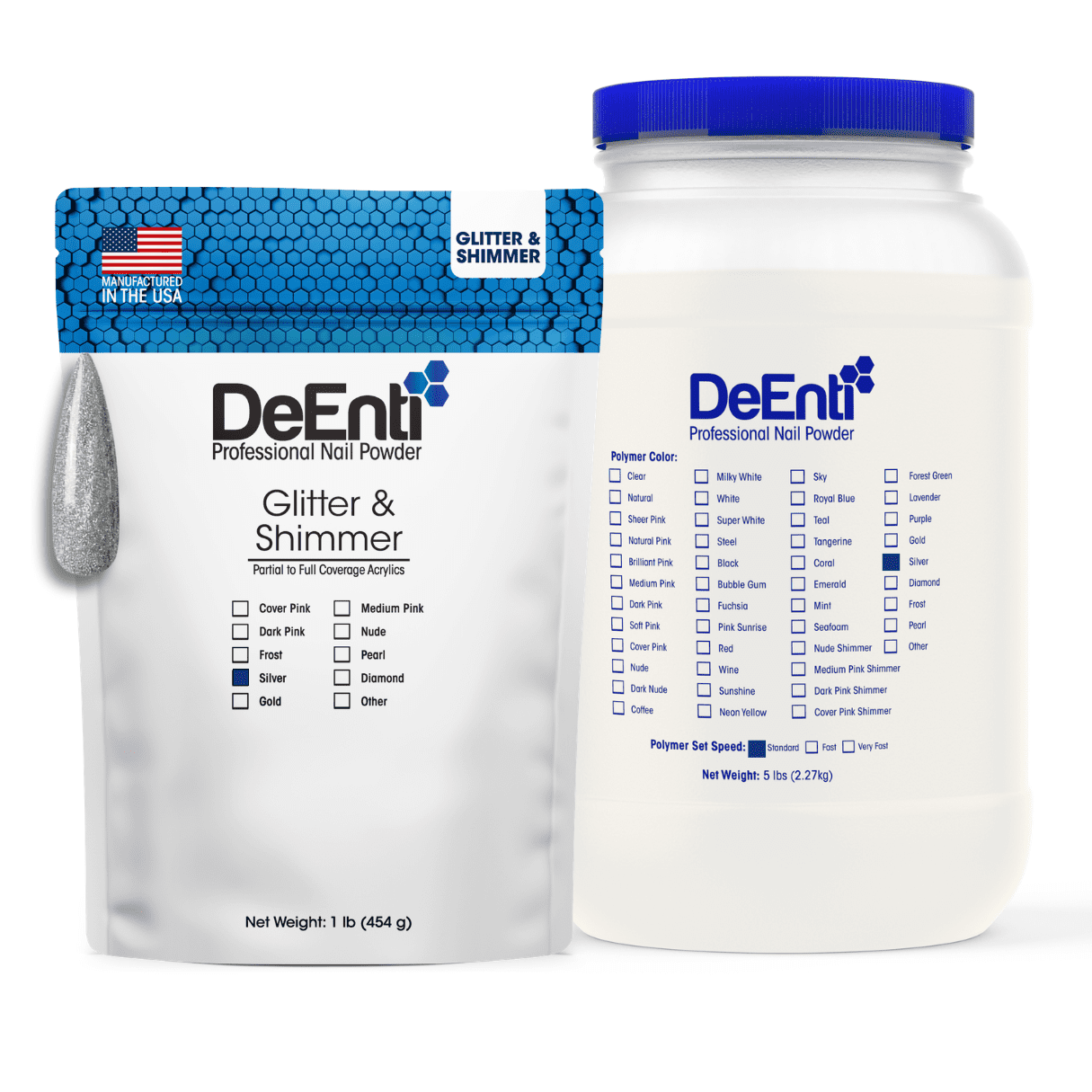 Silver Acrylic Powder - LBS